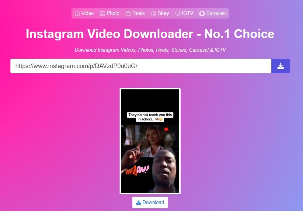 seeinsta instagram download